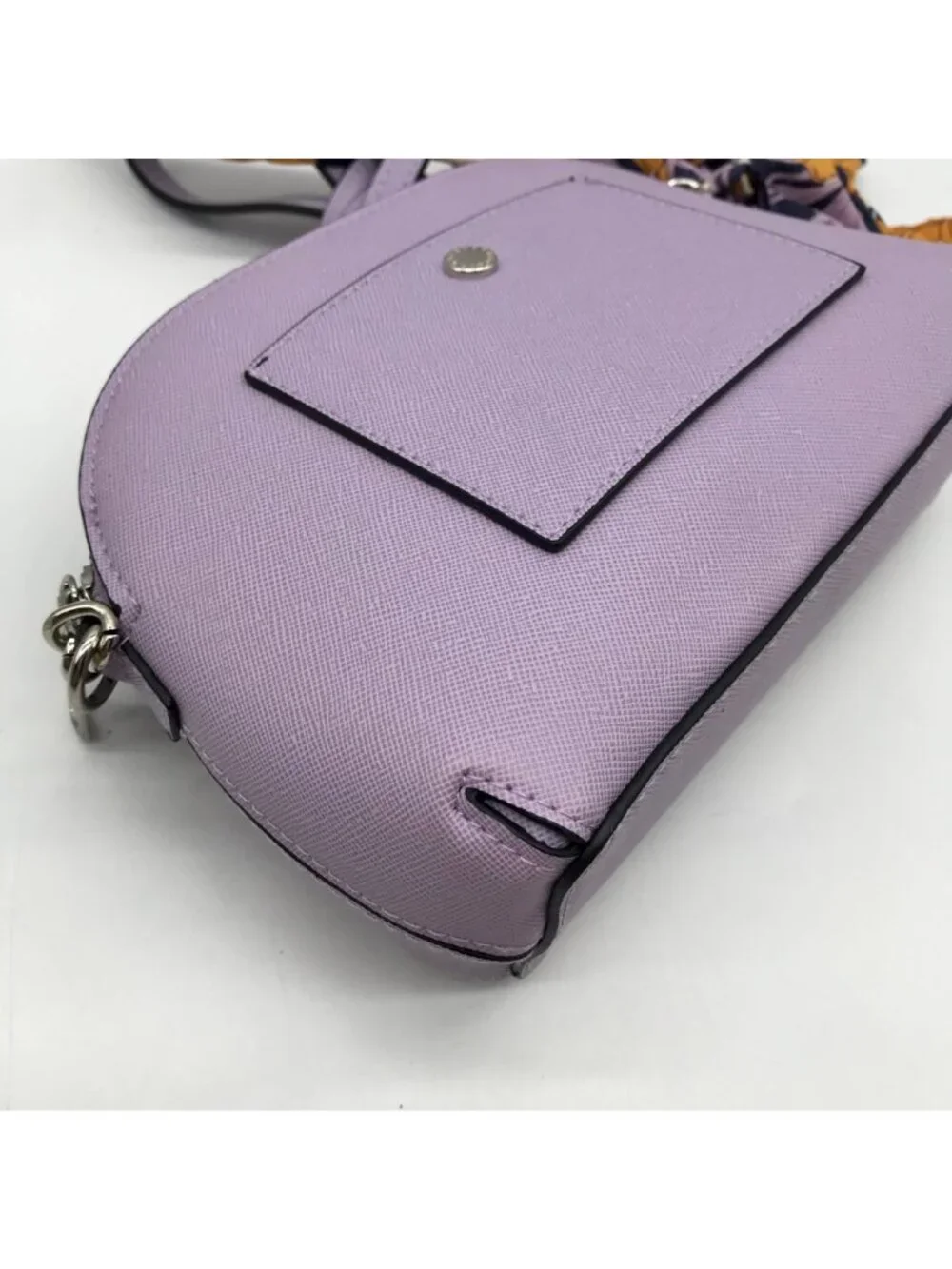 Steve Madden Purple Dome Crossbody With Floral Scarf